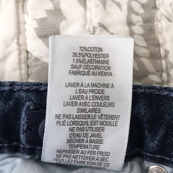 Levi's Youth Adjustable Waist Dark Blue Denim Skinny Jeans - Picture 6 of 8